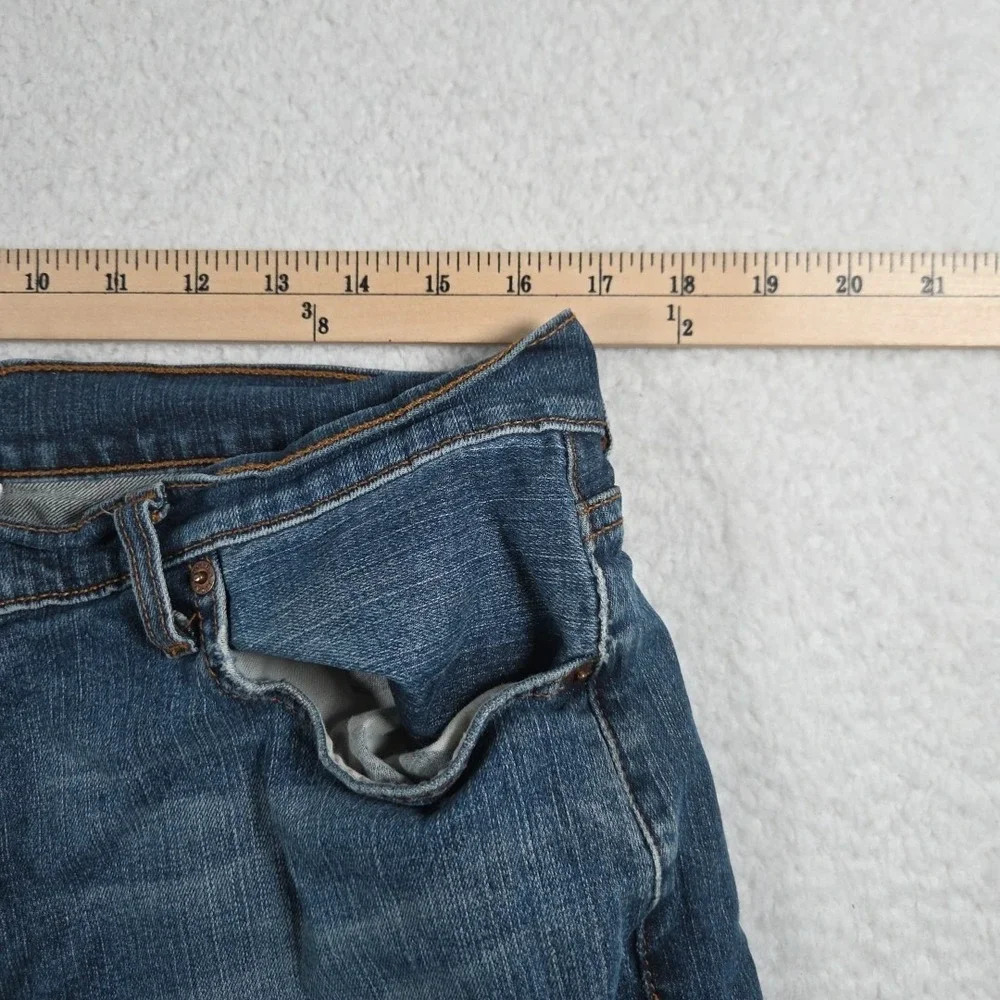 Lucky Brand MENS 34 Dungarees Classic Fit Short‎ Length Blue Jeans